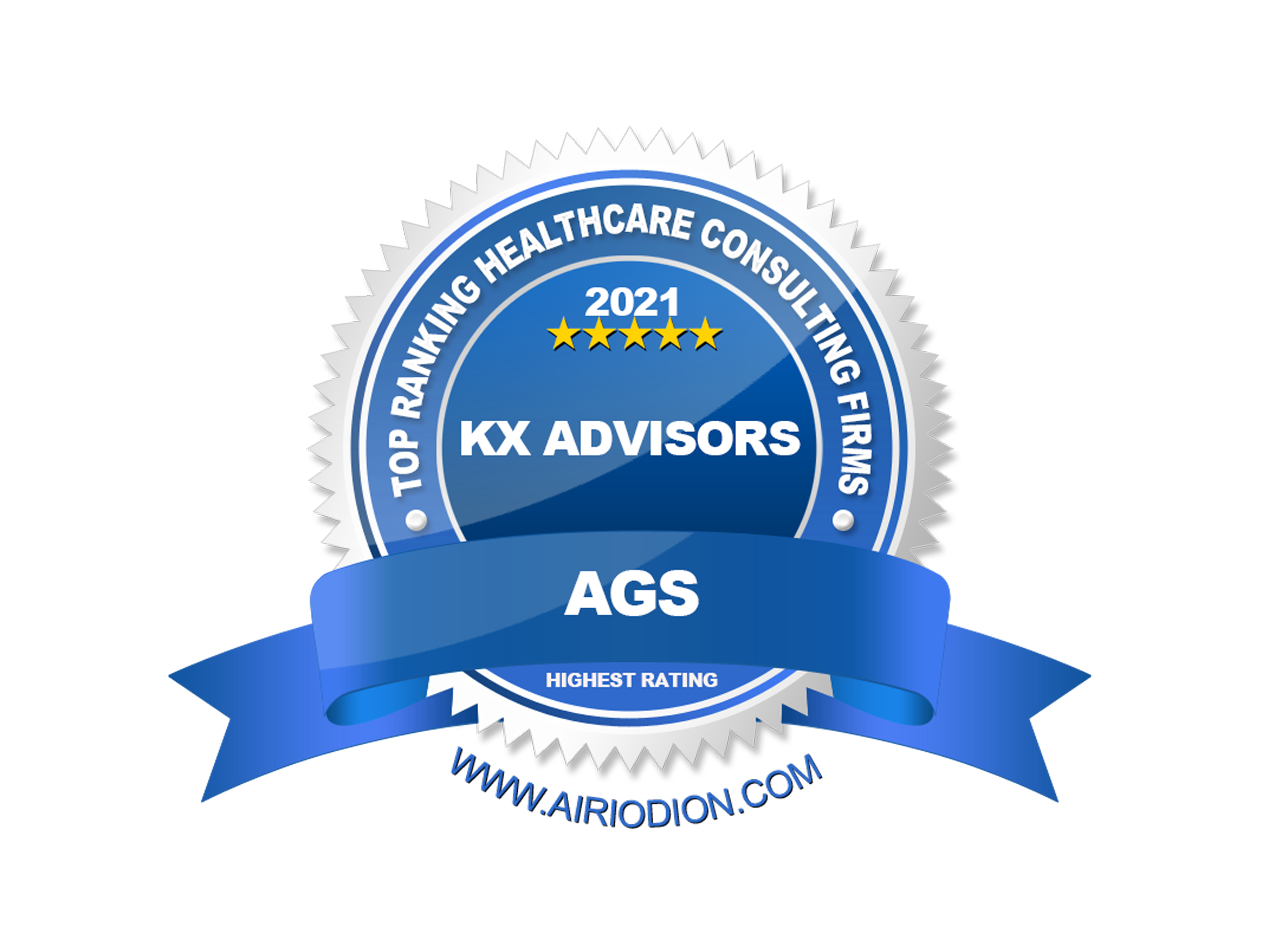 Kx Advisors AGS 2021 Award Blue
