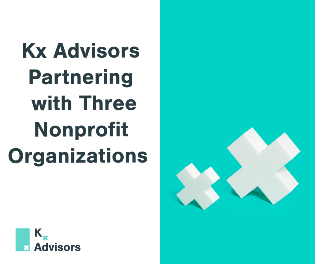 Kx Partners with Three Nonprofit Orgs